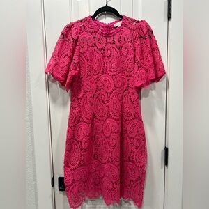JADE Melody Tam Bright Pink Dress Size S.
